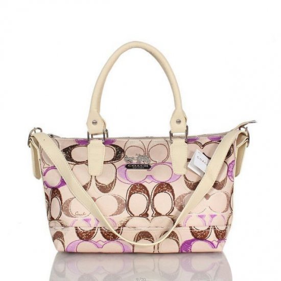 Coach In Monogram Large Apricot Totes BWS | Coach Outlet Canada